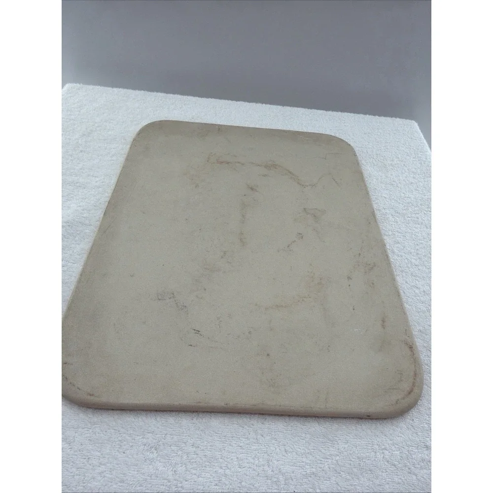 Pampered Chef Stoneware Cookie Sheet Baking Pizza Stone Pan Rectangle 15